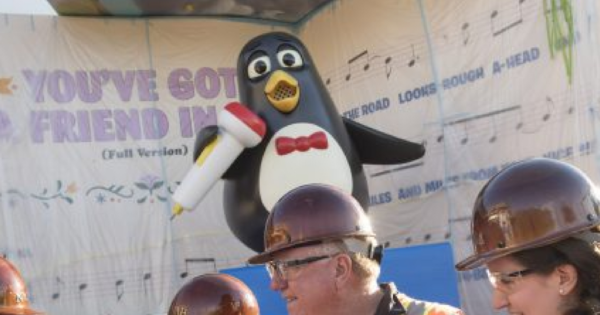 Wheezy the Penguin Has Arrived at Toy Story Land in Hollywood Studios