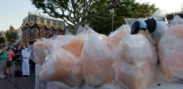 Rose Gold Cotton Candy Now Available at The Disneyland Resort