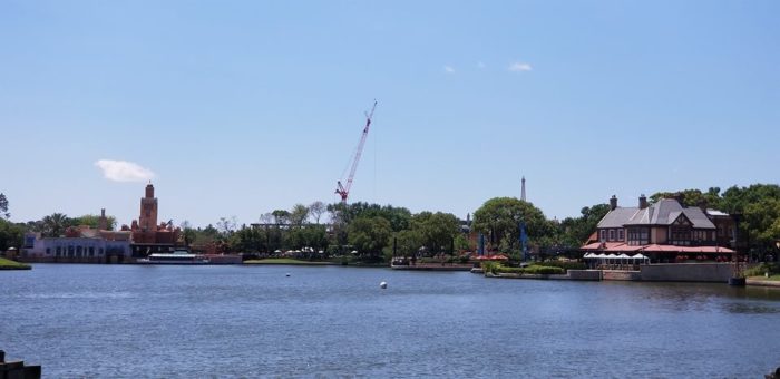 Construction of New Ratatouille Ride at Epcot