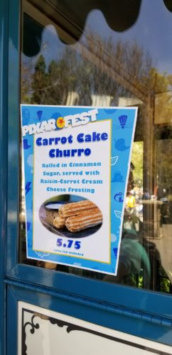 Carrot Cake Churros Found at Disneyland