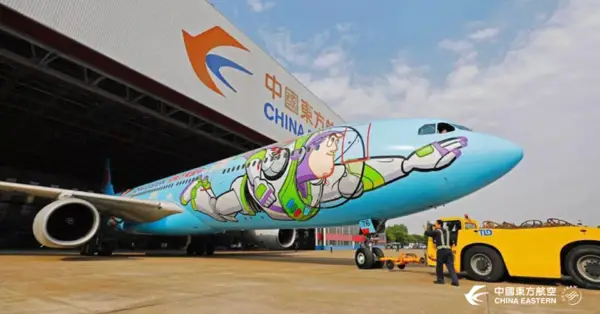 China Eastern Airline's Toy Story Themed Plane Takes Maiden Flight