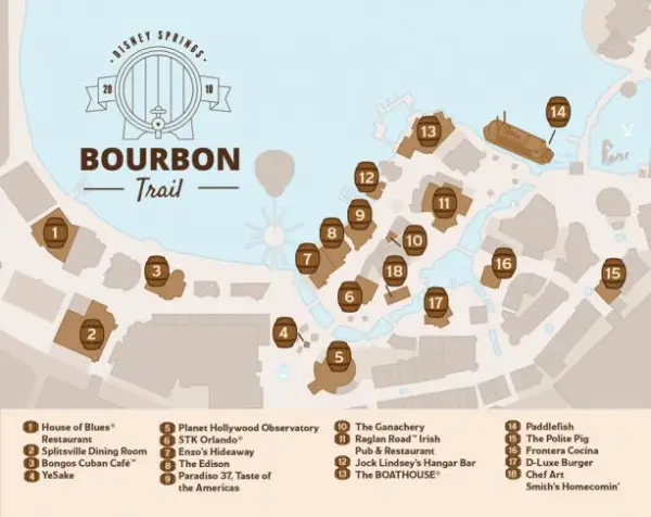 Check Out The New Bourbon Trail At Disney Springs