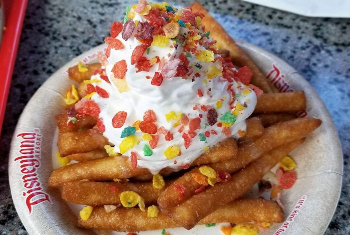 Fruity Pebbles Funnel Cake Fries