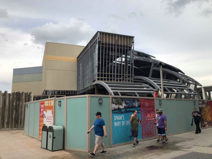 PHOTOS: JALEO Construction Progress Continues With New Curved Roof Appearing in Disney Springs