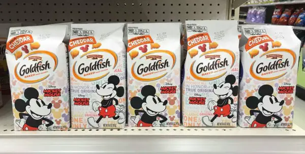Special Edition Mickey Mouse Goldfish Crackers
