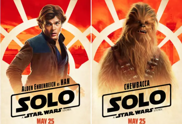 "Solo: A Star Wars Story" character posters