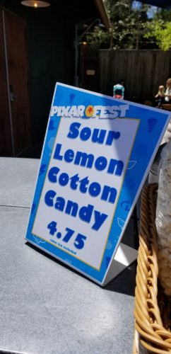 Sour Lemon Cotton Candy is a Crowd Favorite at Disneyland