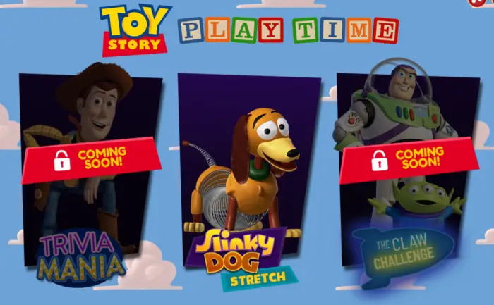 Toy Story Play Time Mini-Games