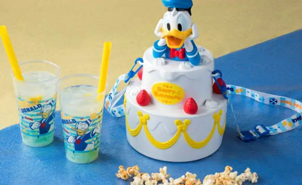 Donald Duck Birthday Popcorn Bucket