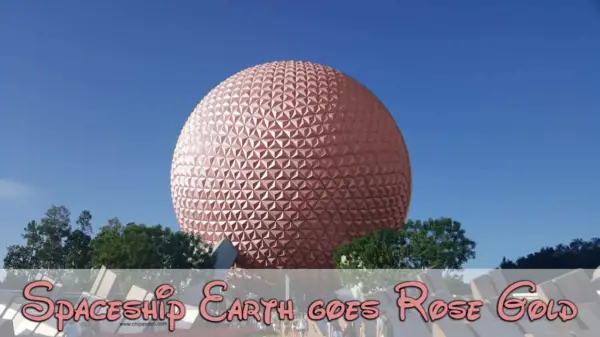 Disney changing Spaceship Earth to Rose Gold and receives new sponsor!