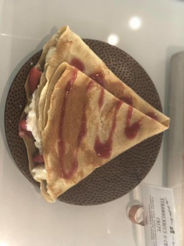 Strawberry Crepes Available at Amorette's Patisserie