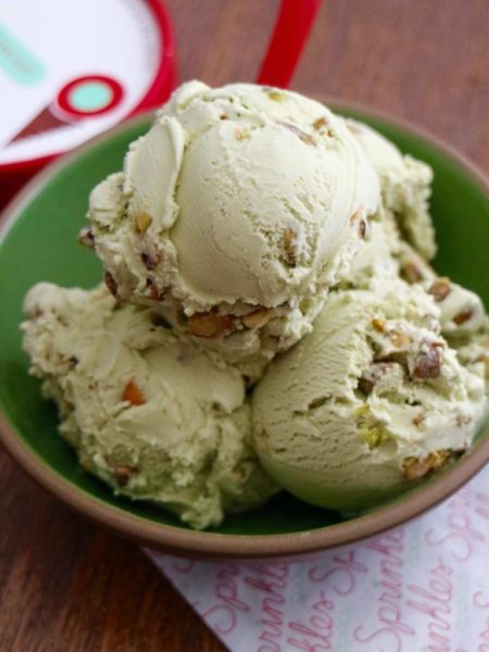 Pistachio Ice Cream at Disney Springs
