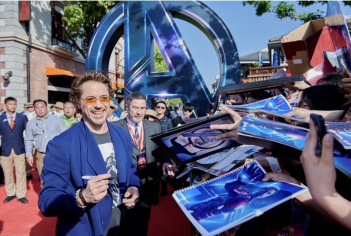 Avengers: Infinity War Stars Make An Appearance at Shanghai Disney