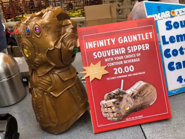 New Infinity Drink Gauntlet Sipper at Disneyland