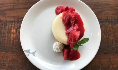 Paddlefish Cheesecake Dessert