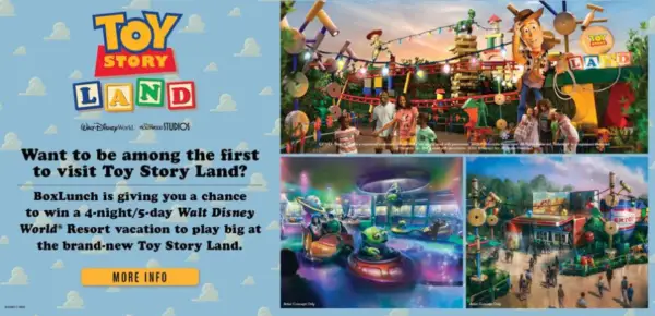 BoxLunch Is Giving Away A Toy Story Land Vacation With Play Big Sweepstakes